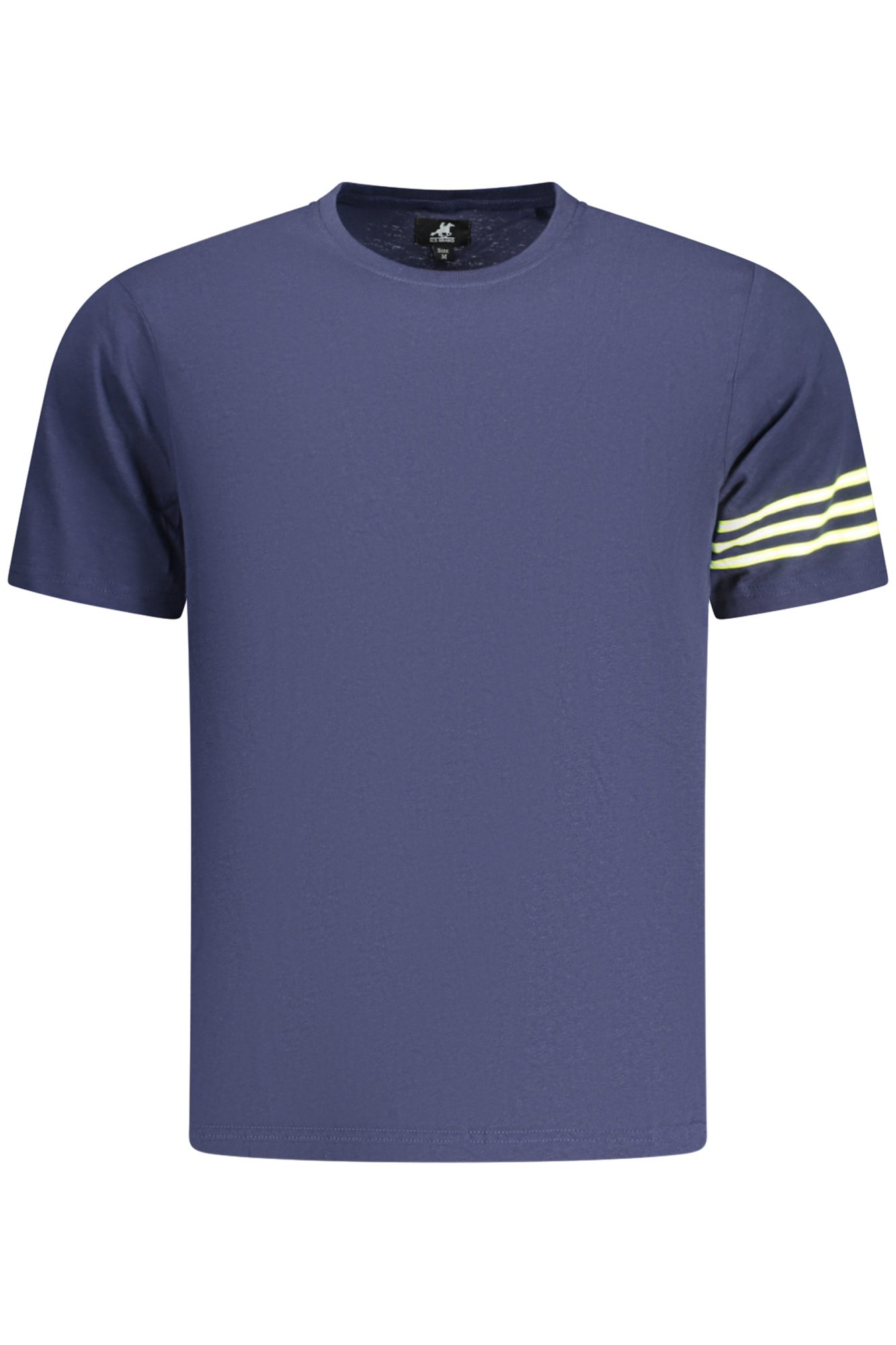 usgrandt-shirtmanichecorteuomoblu_1 US GRAND MEN'S SHORT-SLEEVE T-SHIRT BLUE - Image 1