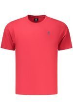 US GRAND MEN'S SHORT-SLEEVED RED T-SHIRT
