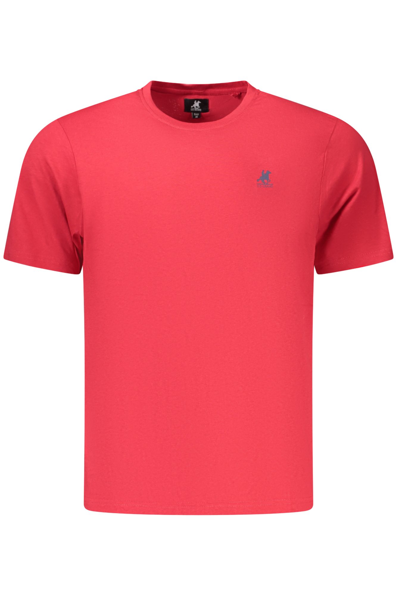 usgrandt-shirtmanichecorteuomorosso_1 US GRAND MEN'S SHORT-SLEEVED RED T-SHIRT - Image 1