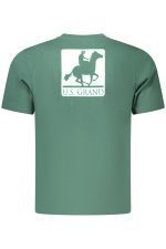 US GRAND MEN'S SHORT-SLEEVED GREEN T-SHIRT - Image 2