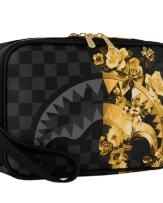 SPRAYGROUND GOLD FLORAL REMIX TOILETRY BRICK BAG B9005 20 x 11,5 x 6 cm - SPRAYGROUND