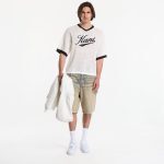 KARL KANI MAN CURSIVE VARSITY CROCHET BOXY WHITE KM262-021-2 - Image 3