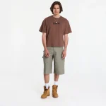 KARL KANI RETRO STENCIL BOXY T-SHIRT BROWN KM262-041-1 - Image 4