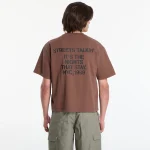 KARL KANI RETRO STENCIL BOXY T-SHIRT BROWN KM262-041-1 - Image 2