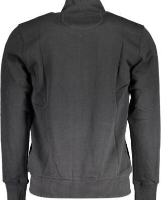 LA MARTINA BLACK ZIPPED SWEATSHIRT BLACK XMF005FP548 - LA MARTINA