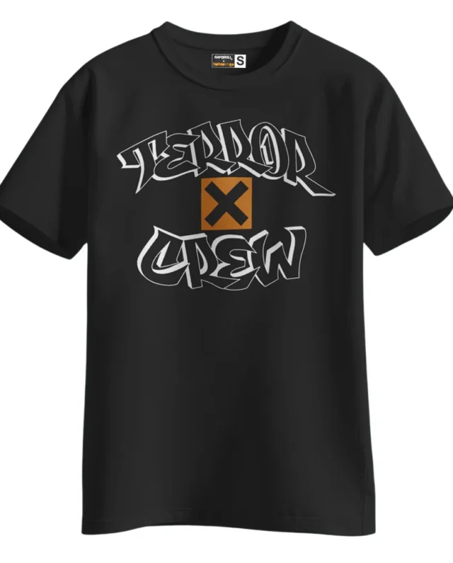 Hip Hop Shop x Rap N’ Roll TERROR-X-CREW 1995 Tee Black - HIP HOP SHOP CREW