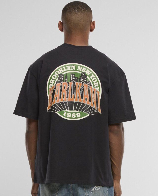 KARL KANI SIGNATURE OVERSIZED T-SHIRT BLACK KM262-003-1 - KARL KANI