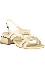 LAURA BIAGIOTTI WOMEN'S BEIGE SANDALS - Image 2