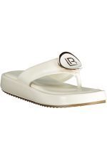 LAURA BIAGIOTTI WOMEN'S WHITE SANDALS - Image 2
