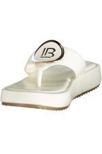 LAURA BIAGIOTTI WOMEN'S WHITE SANDALS - Image 3