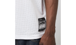 KARL KANI OG SPORT COLLEGE MESH BOXY FOOTBALL JERSEY WHITE KM262-031-1 - Image 4