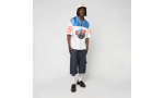 KARL KANI OG SPORT COLLEGE MESH BOXY FOOTBALL JERSEY WHITE KM262-031-1 - Image 7