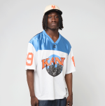 KARL KANI OG SPORT COLLEGE MESH BOXY FOOTBALL JERSEY WHITE KM262-031-1