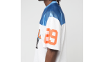KARL KANI OG SPORT COLLEGE MESH BOXY FOOTBALL JERSEY WHITE KM262-031-1 - Image 6