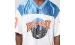 KARL KANI OG SPORT COLLEGE MESH BOXY FOOTBALL JERSEY WHITE KM262-031-1 - Image 2