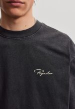 PEGADOR PIKE OVERSIZED TEE VINTAGE BLACK PGDR-6131-065/028 - Image 3