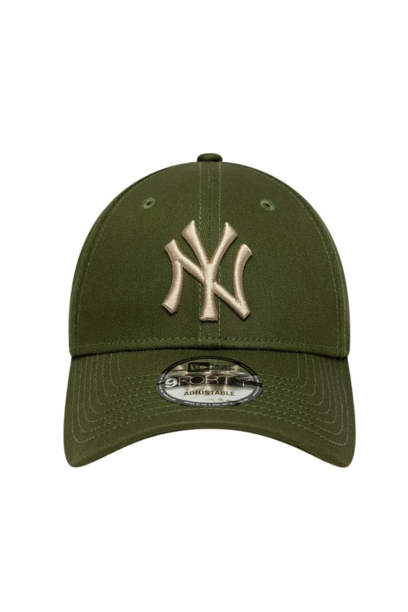 New Era New York Yankees MLB League Essential Dark Green 9FORTY Adjustable Cap 60759071 - Image 2