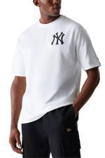 New Era New York Yankees MLB Baseball Graphic White Oversized T-Shirt 60684328