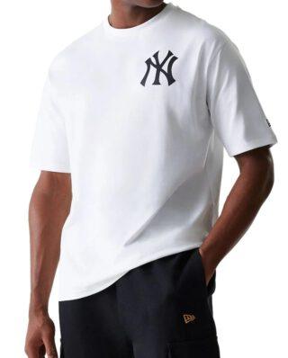 New Era New York Yankees MLB Baseball Graphic White Oversized T-Shirt 60684328