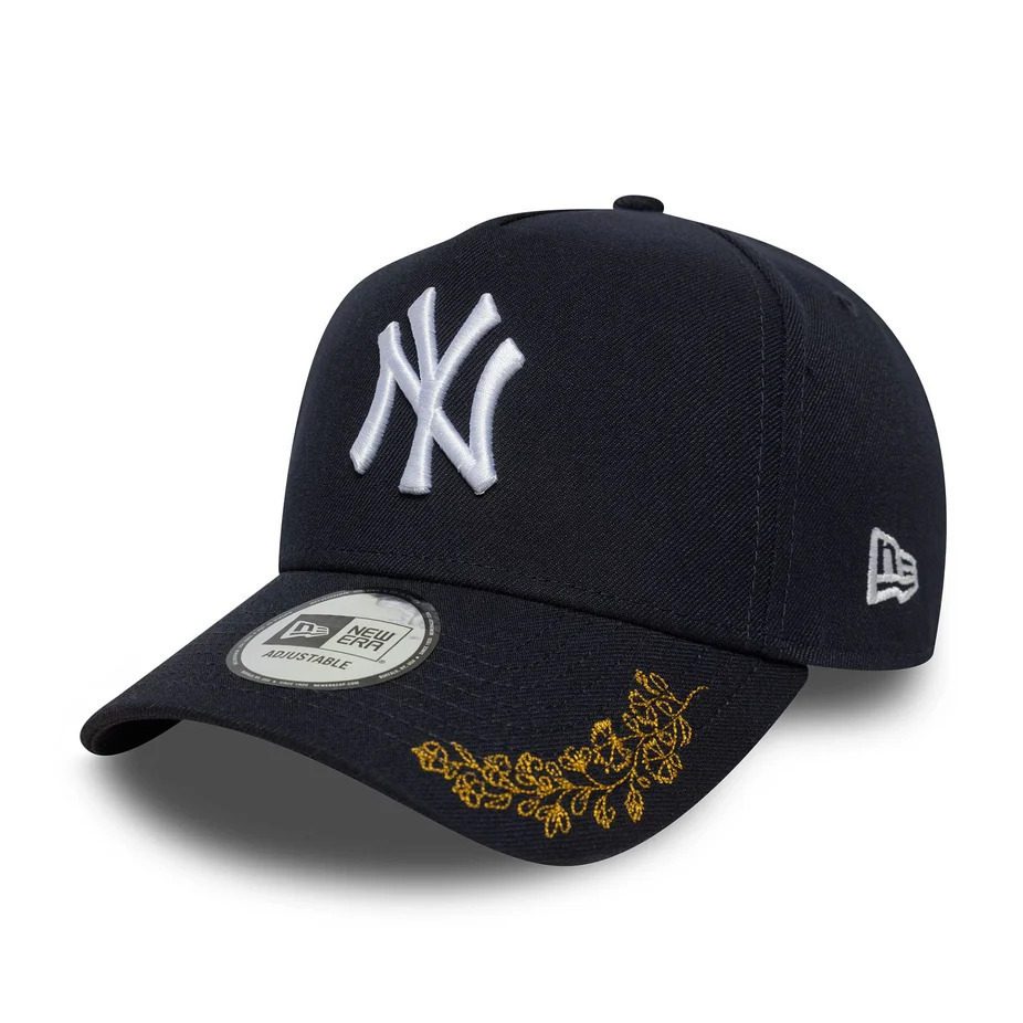 New Era Yankees Mlb Tonal Icon Navy 9forty E-frame Adjustable Cap 60759005 - Image 1