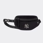 New Era New York Yankees MLB Velour Pin Black Waist Bag 60758530 H 14cm x W 7cm x D 23cm