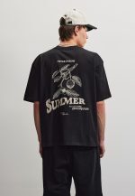 PEGADOR CABERRY OVERSIZED TEE WASHED BLACK PGDR-5080-002 - Image 2