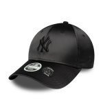 New Era New York Yankees Womens MLB Satin Bow Back Black 9FORTY Adjustable Cap 60758948