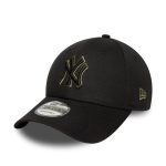 New Era New York Yankees Team Outline 9Forty Adjustable Cap Black 60759089