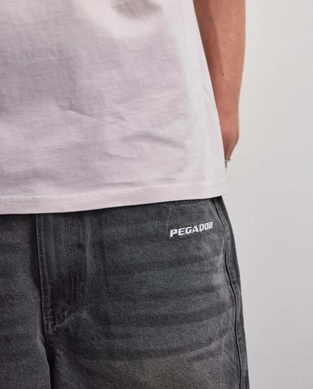 PEGADOR KOLAR JORTS SPRAY DYE WASHED GREY PGDR-4901-699 - PEGADOR