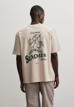 PEGADOR CABERRY OVERSIZED TEE WASHED CREAM PGDR-5080-389 - Image 4
