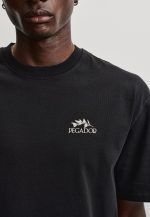 PEGADOR SKIVE OVERSIZED TEE WASHED BLACK PGDR-7105-002 - Image 3