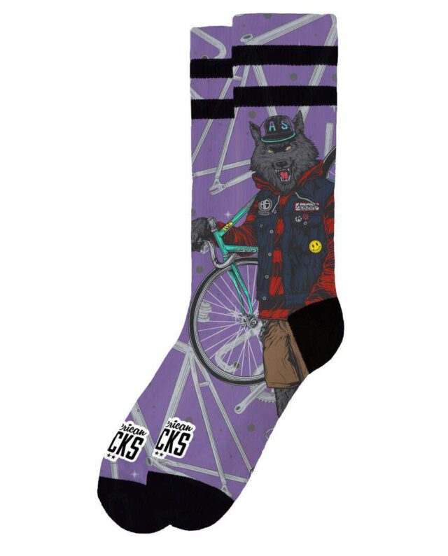 American Socks Cycling Wolf High Signature AS551 - American Socks