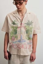 PEGADOR TOLEDO LINEN SHIRT CREAM PGDR-7041-028