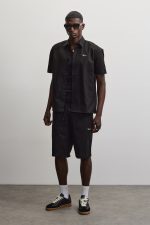 PEGADOR PELAGO LINEN SHIRT BLACK PGDR-7044-001 - Image 6