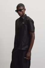 PEGADOR PELAGO LINEN SHIRT BLACK PGDR-7044-001 - Image 5