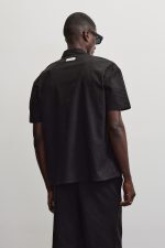 PEGADOR PELAGO LINEN SHIRT BLACK PGDR-7044-001 - Image 4