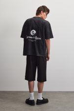 PEGADOR DRAGOR OVERSIZED TEE VINTAGE BLACK PGDR-7094-065 - Image 6