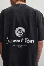 PEGADOR DRAGOR OVERSIZED TEE VINTAGE BLACK PGDR-7094-065 - Image 2