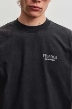 PEGADOR DRAGOR OVERSIZED TEE VINTAGE BLACK PGDR-7094-065 - Image 4