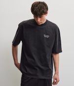 PEGADOR DRAGOR OVERSIZED TEE VINTAGE BLACK PGDR-7094-065