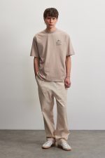 PEGADOR VIDIN OVERSIZED TEE WASHED WARM TAUPE PGDR-7102-701 - Image 6