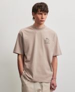 PEGADOR VIDIN OVERSIZED TEE WASHED WARM TAUPE PGDR-7102-701