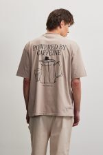 PEGADOR VIDIN OVERSIZED TEE WASHED WARM TAUPE PGDR-7102-701 - Image 4