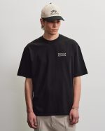 PEGADOR VIBORG OVERSIZED TEE WASHED BLACK PGDR-7104-002