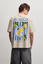PEGADOR PALMELA OVERSIZED TEE WASHED CREAM PGDR-7112-389 - Image 2