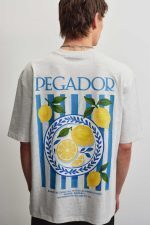 PEGADOR PALMELA OVERSIZED TEE  CLOUD GREY MELANGE PGDR-7112-700 - Image 2