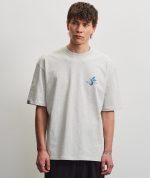 PEGADOR PALMELA OVERSIZED TEE  CLOUD GREY MELANGE PGDR-7112-700