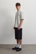 PEGADOR PALMELA OVERSIZED TEE  CLOUD GREY MELANGE PGDR-7112-700 - Image 6