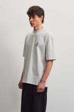 PEGADOR PALMELA OVERSIZED TEE  CLOUD GREY MELANGE PGDR-7112-700 - Image 5