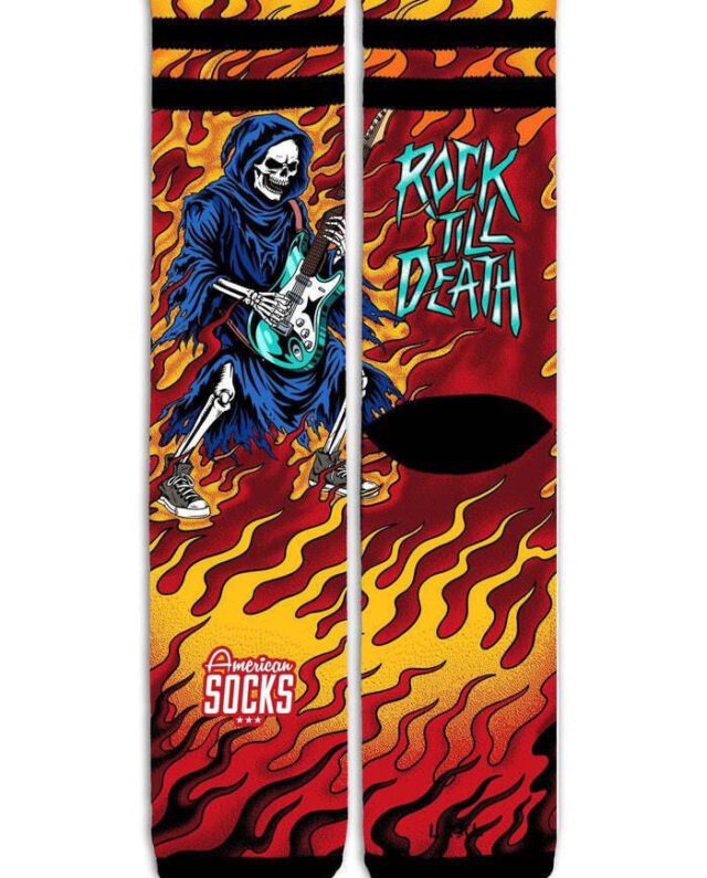 American Socks Rock Till Death High Signature AS537